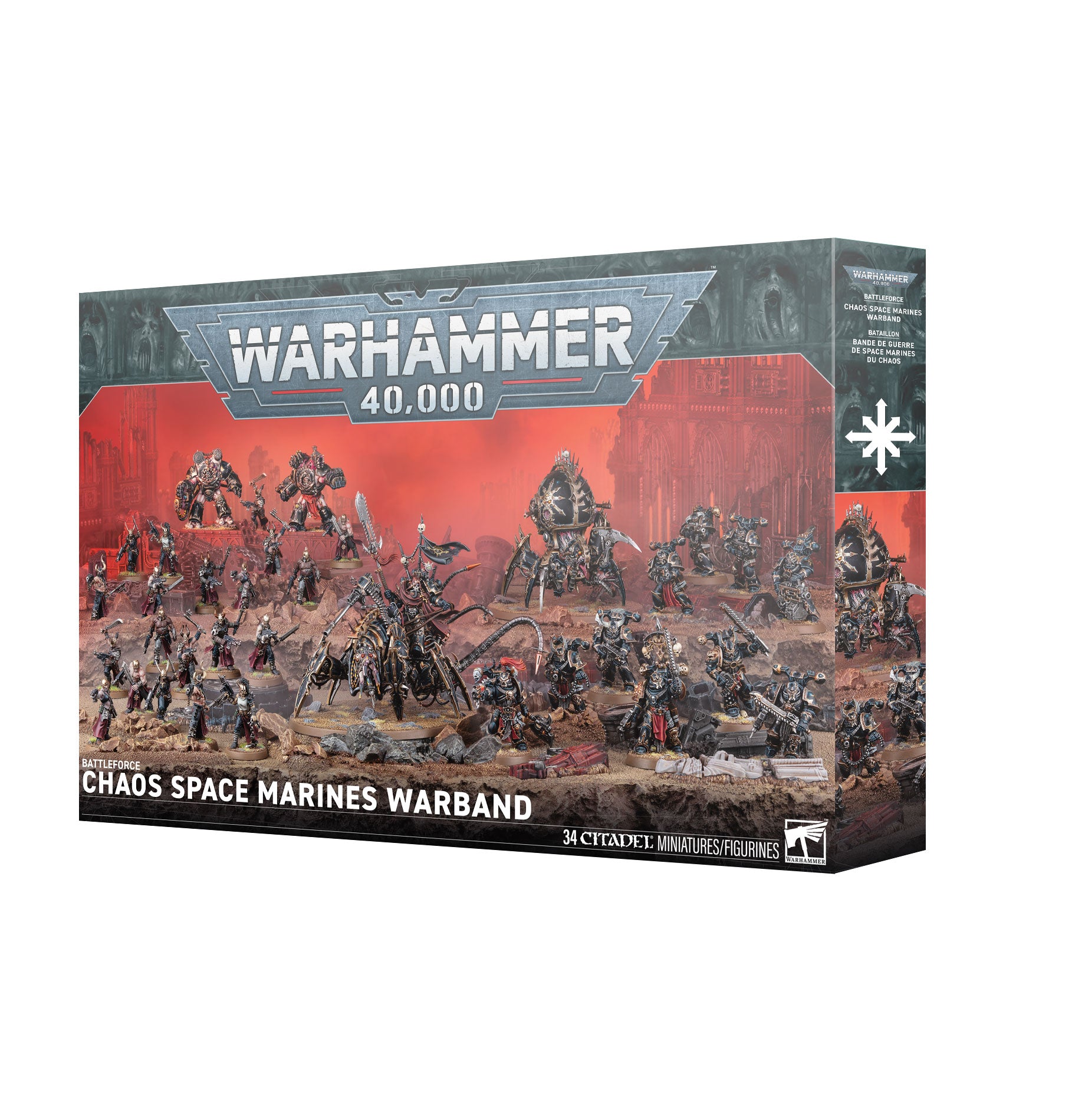 Chaos Space Marines: Battleforce Chaos Space Marines Warband Fuerza De Batalla: Banda De Chaos Space Marines