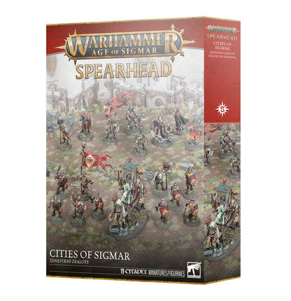 Cities of Sigmar: Zenestra’s Zealots -Spearhead Punta de lanza: Fanáticos de Zenestra Ciudades de Sigmar