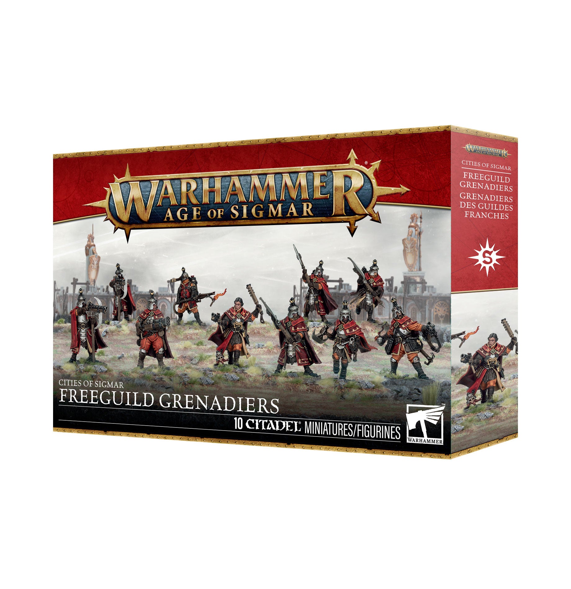 Cities of Sigmar: Freeguild Grenadiers Granaderos del Gremio Libre Ciudades de Sigmar