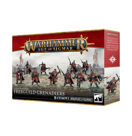 Cities of Sigmar: Freeguild Grenadiers Granaderos del Gremio Libre Ciudades de Sigmar