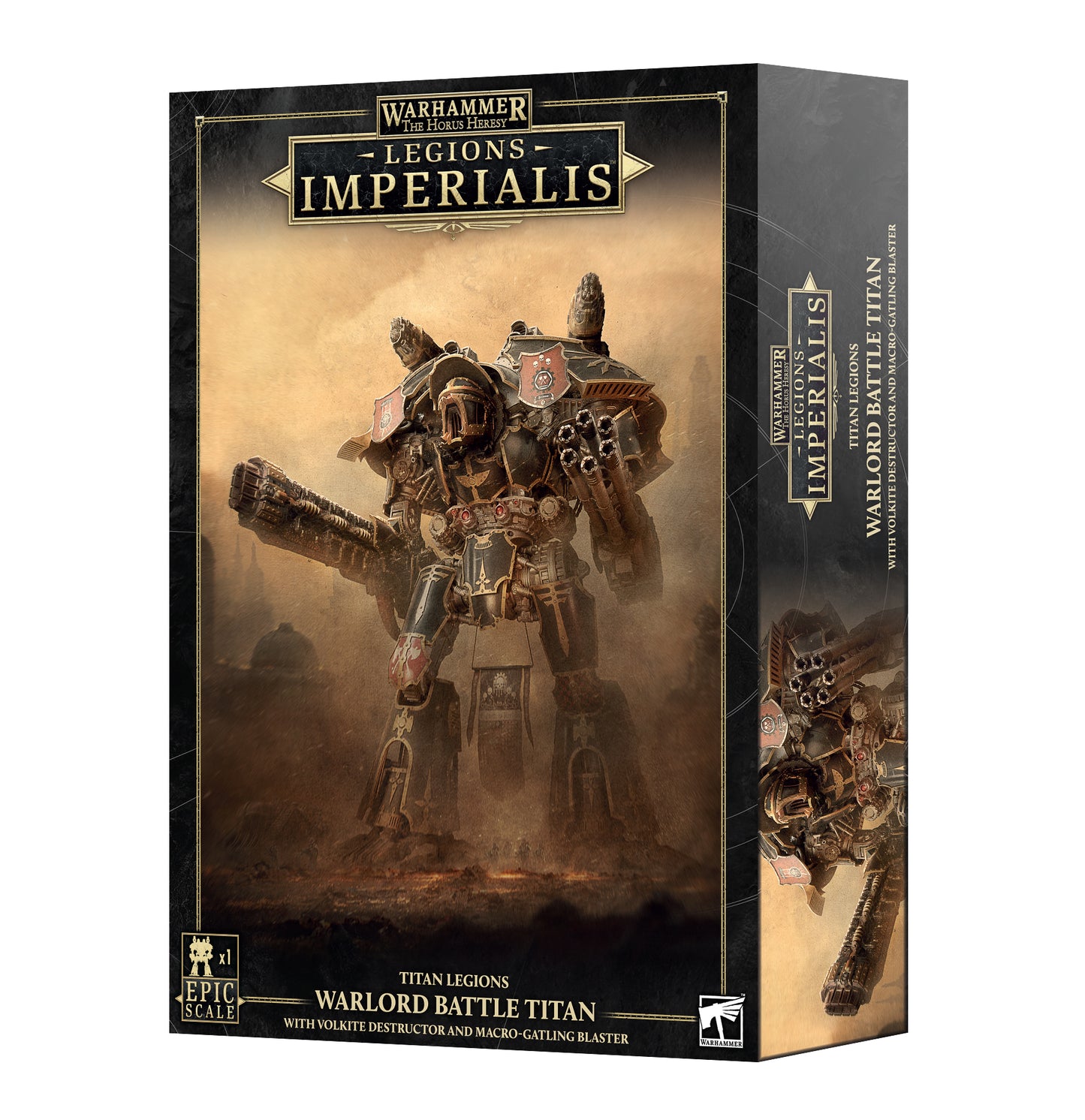 Legions Imperialis: Warlord Titan -Volkite Destructor and Macro-gatling Blaster Legions Imperialis: Warlord Titan -Volkite Destructor and Macro-gatling Blaster