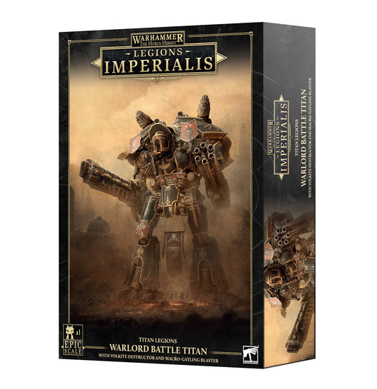 Legions Imperialis: Warlord Titan -Volkite Destructor and Macro-gatling Blaster Legions Imperialis: Warlord Titan -Volkite Destructor and Macro-gatling Blaster