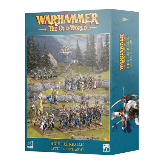 High Elf Realms: Battle March Army Reinos Altos Elfos, Warhammer