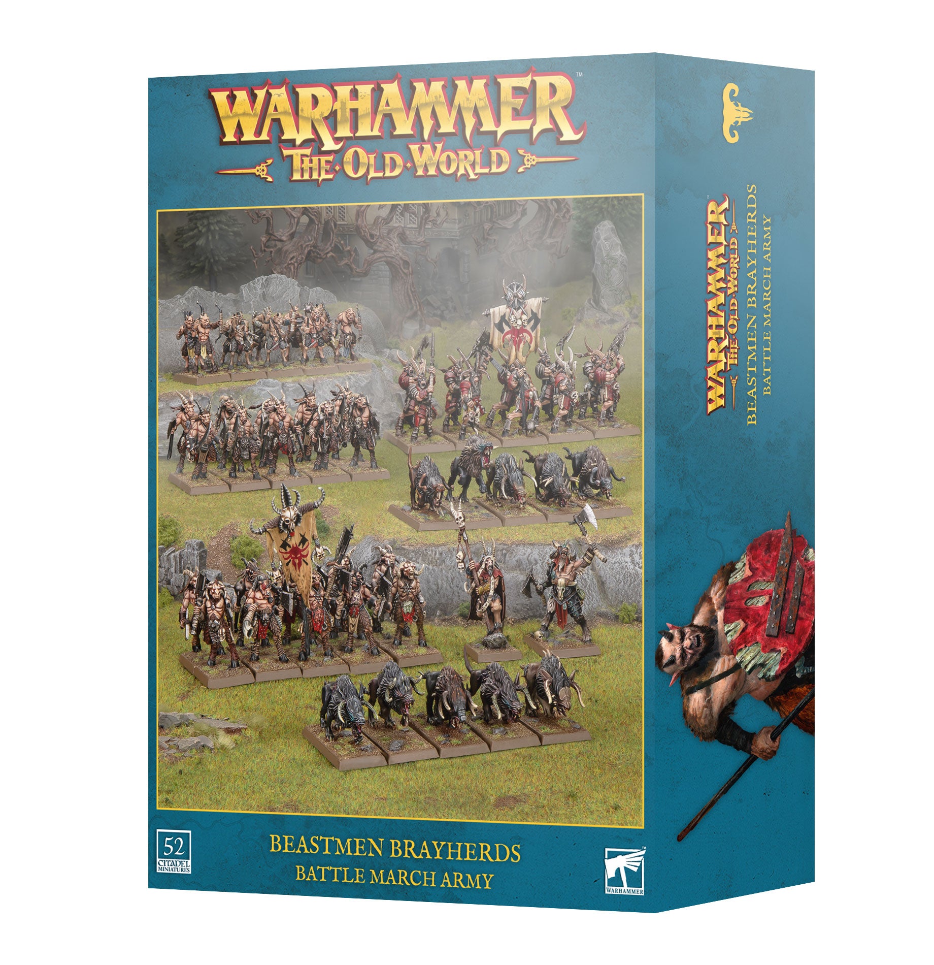 Beastmen Brayherds: Battle March Army Hombres Bestia, Warhammer