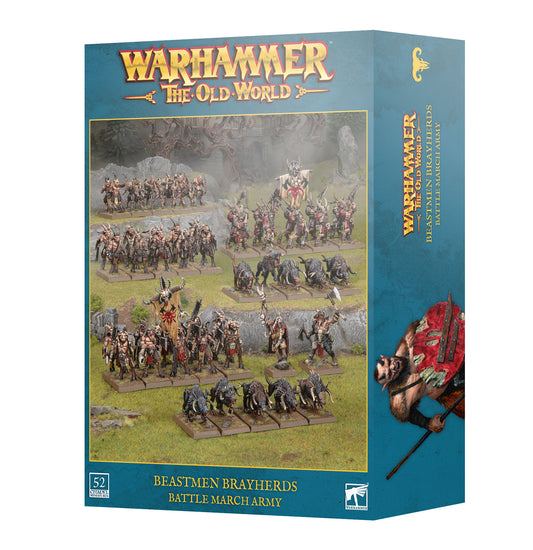 Beastmen Brayherds: Battle March Army Hombres Bestia, Warhammer