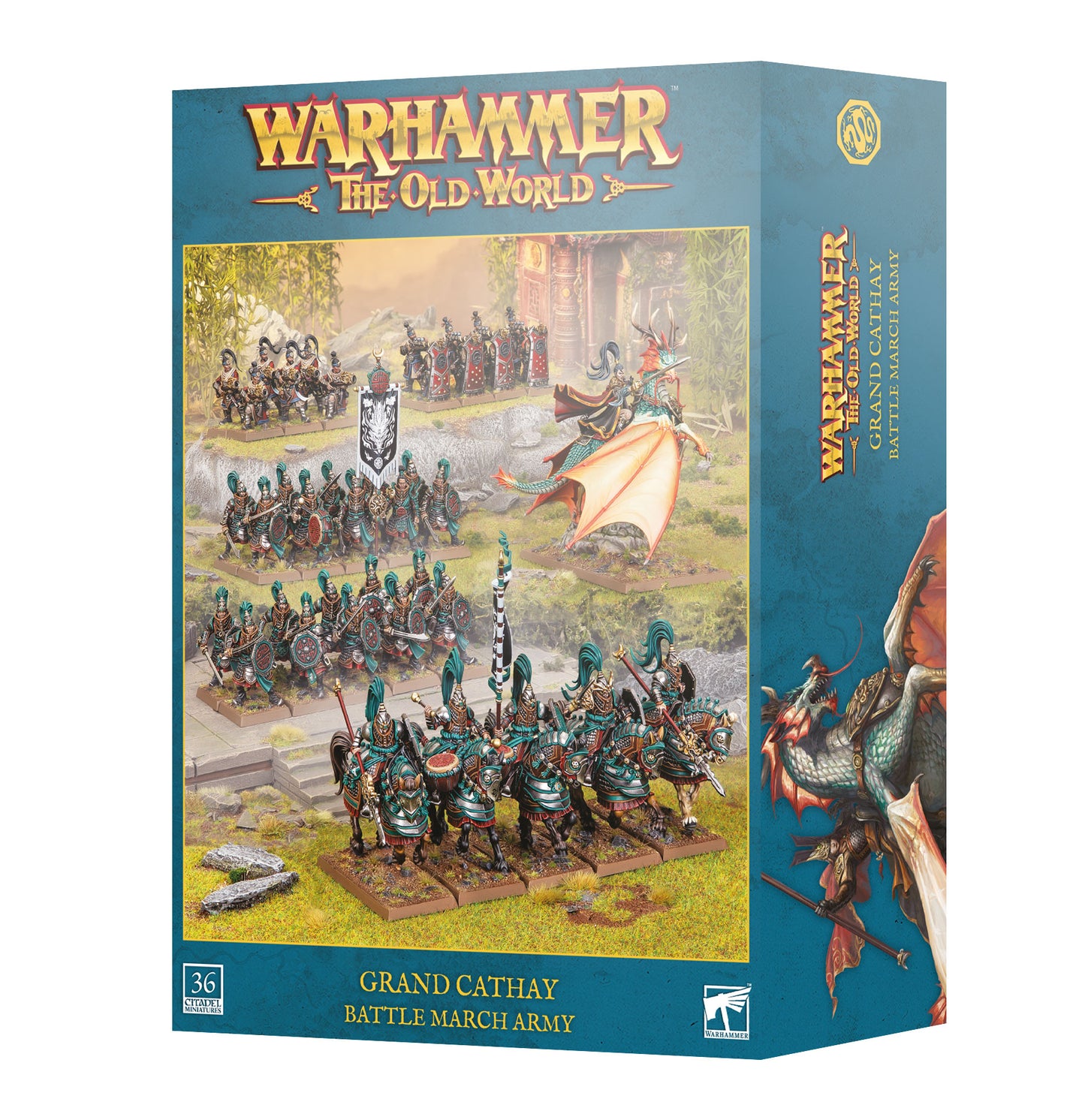 Grand Cathay: Battle March Army Viejo Mundo, Warhammer Fantasy, Catai