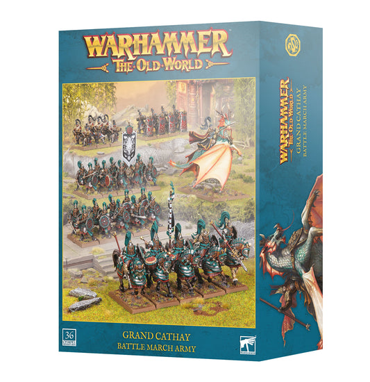 Grand Cathay: Battle March Army Viejo Mundo, Warhammer Fantasy, Catai