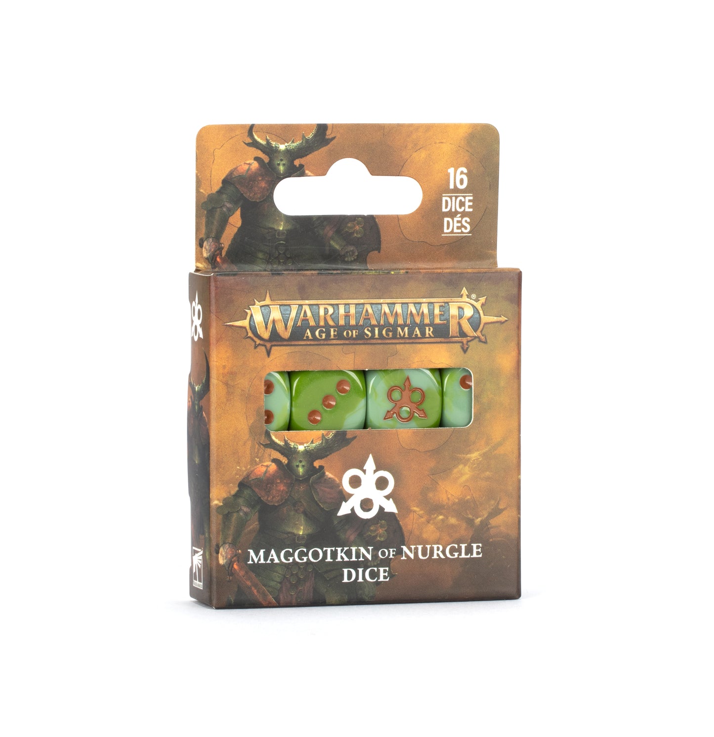 [PREPEDIDO] Age Of Sigmar: Maggotkin Of Nurgle Dice