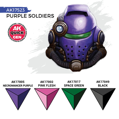 [PREPEDIDO] Purple Soldiers (Quick Gen Set)