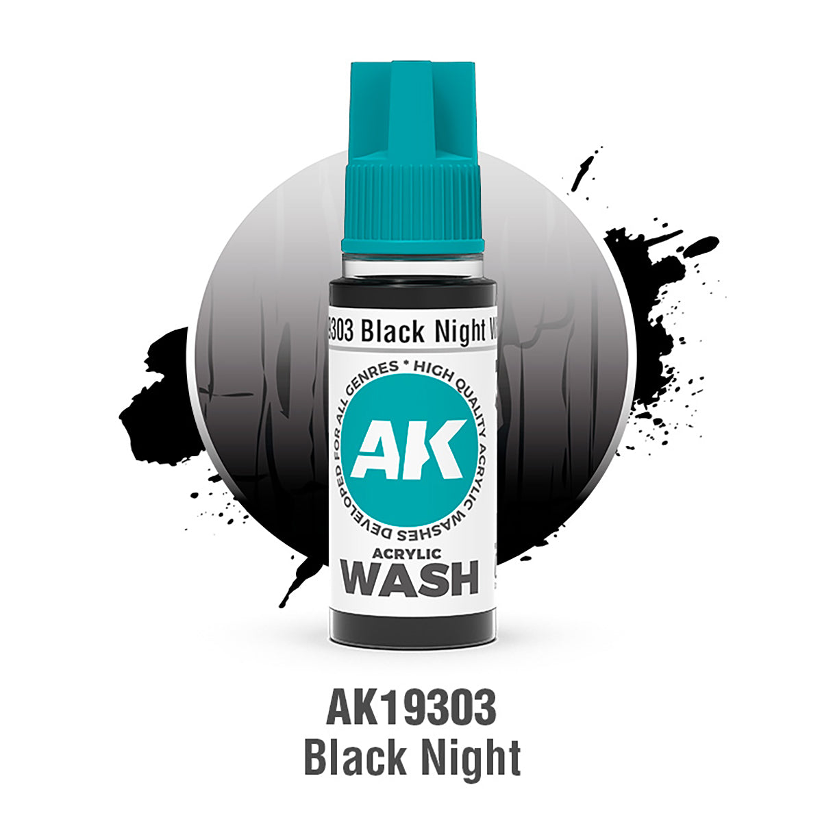 Black Night Wash 18Ml - Acrylic Washes