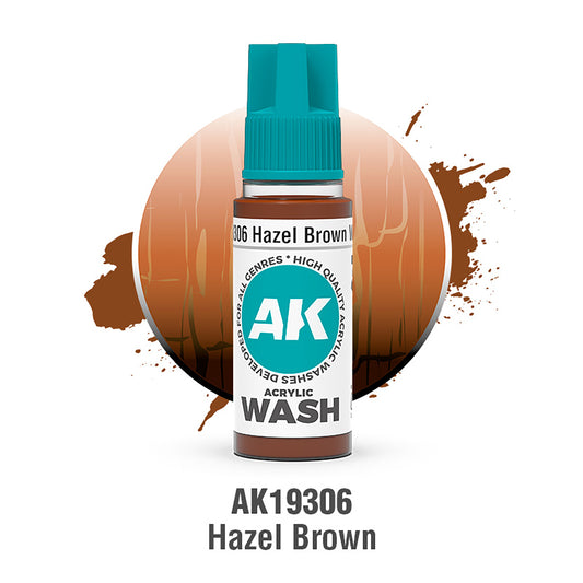 Hazel Brown Wash 18Ml - Acrylic Washes