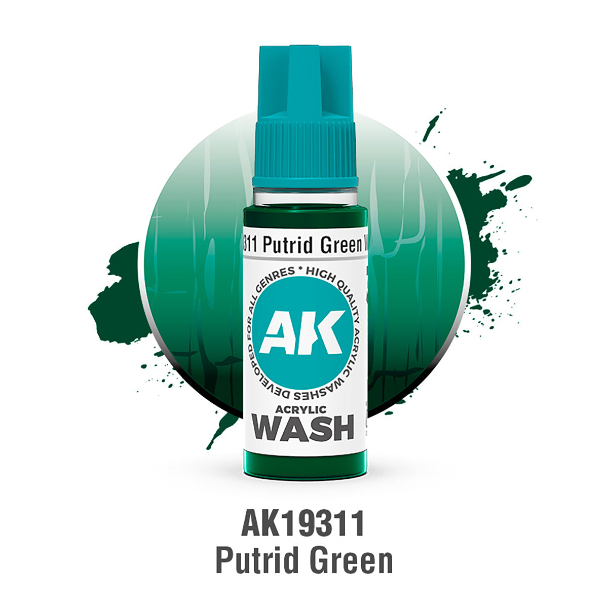 Putrid Green Wash 18Ml - Acrylic Washes