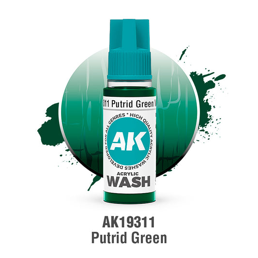 Putrid Green Wash 18Ml - Acrylic Washes