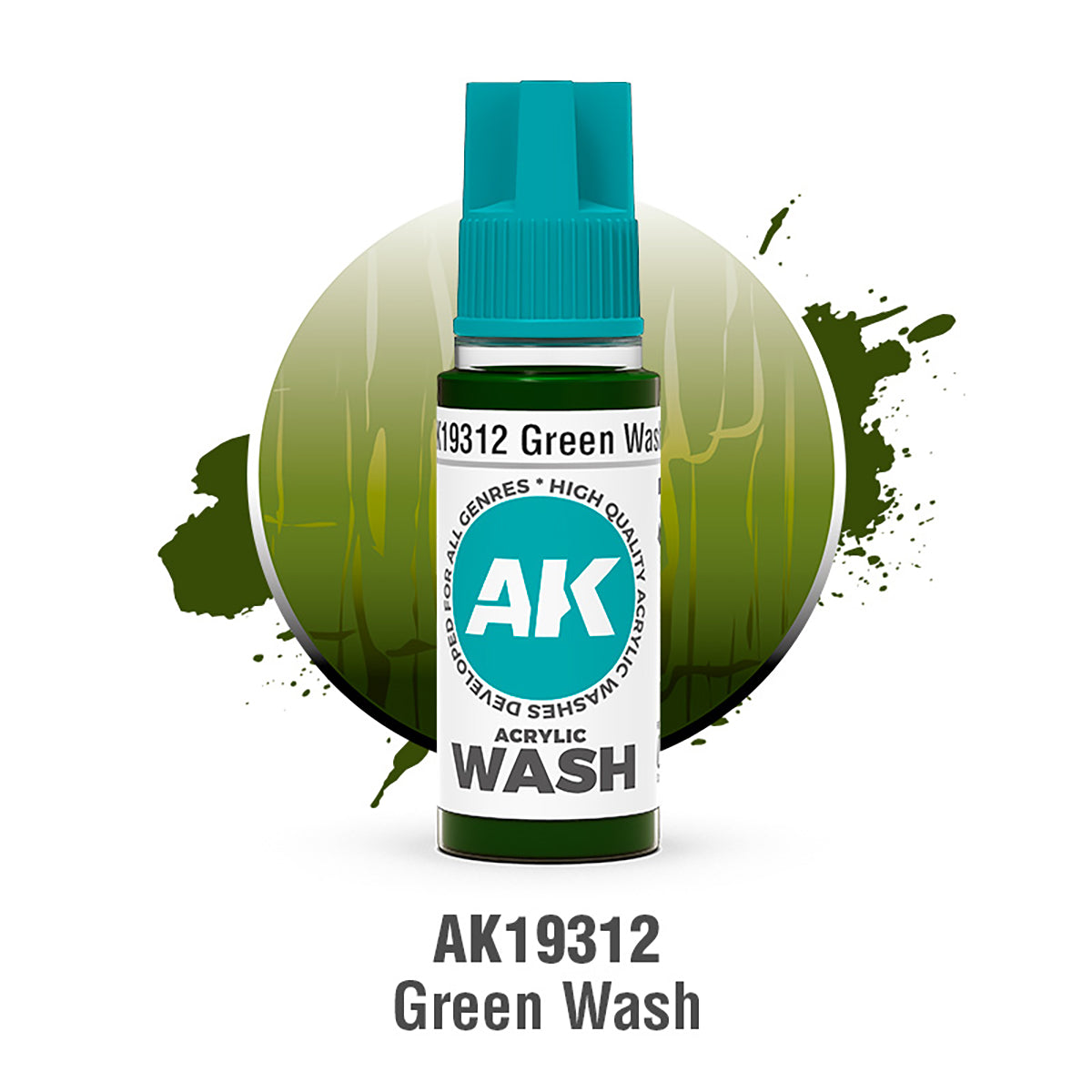 Green Wash 18Ml - Acrylic Washes