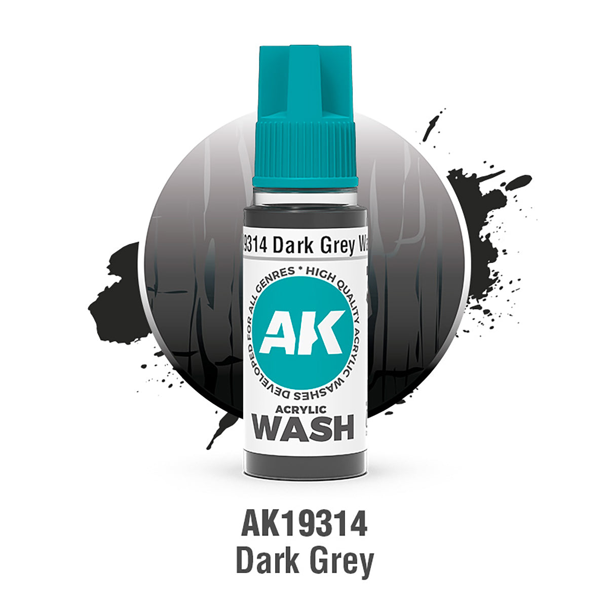 Dark Grey Wash 18Ml - Acrylic Washes