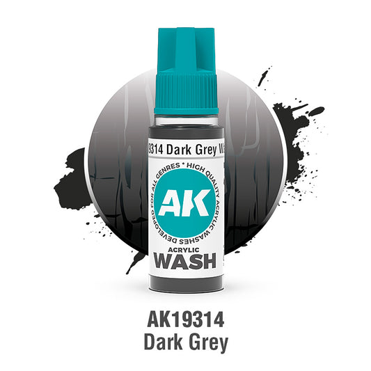 Dark Grey Wash 18Ml - Acrylic Washes