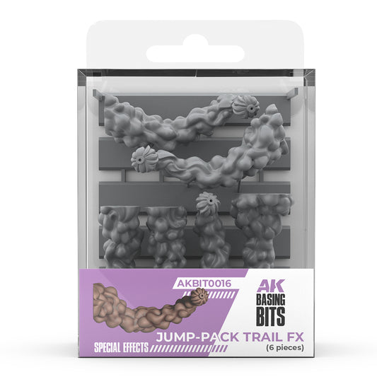 Jump-Pack Trail Fx - Basing Bits 6 Pieces