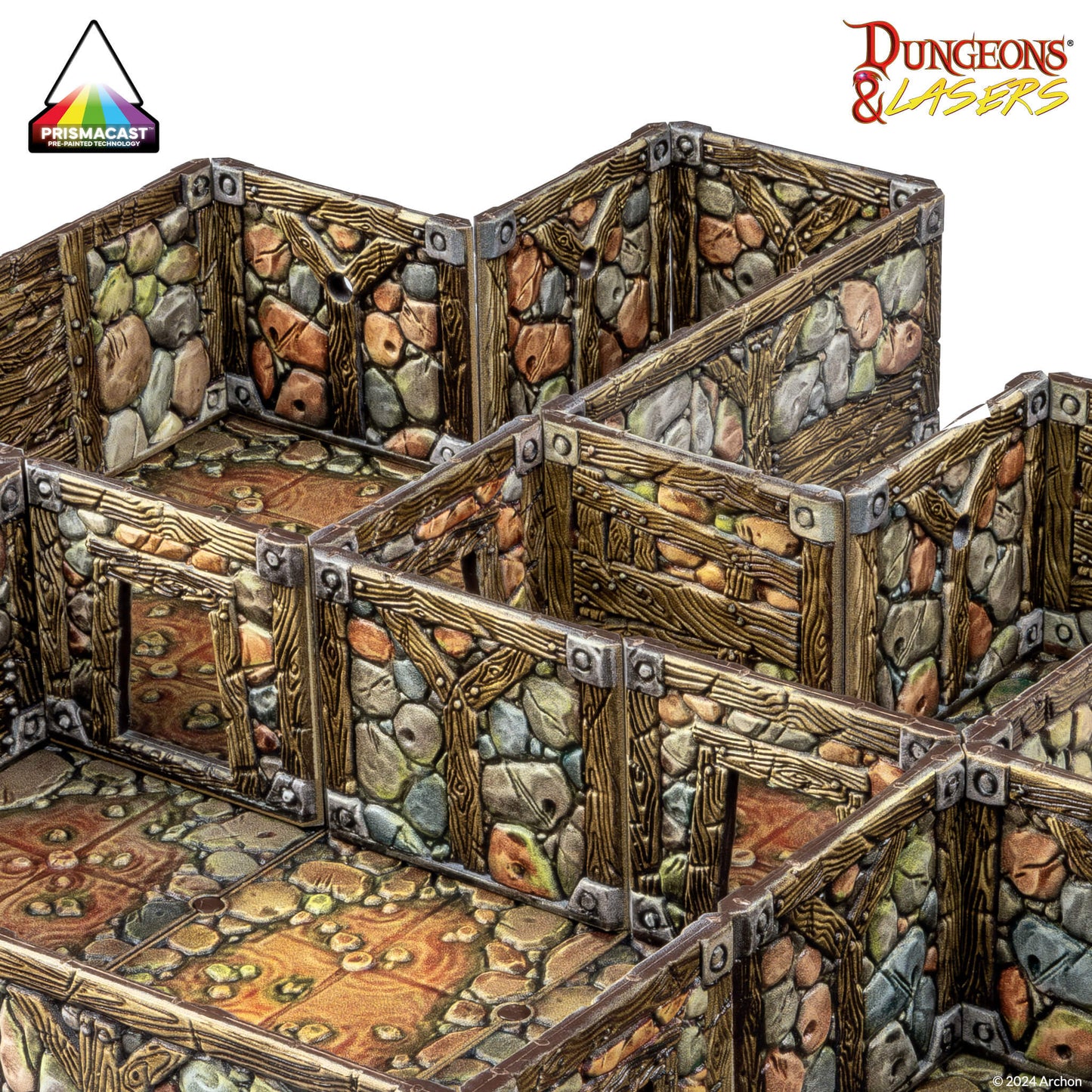 Dungeons & Lasers: Abandoned Mines: Pre-Painted