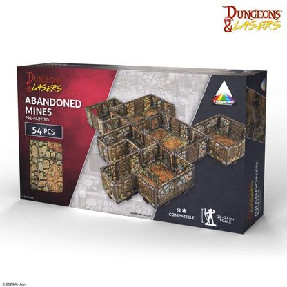 Dungeons & Lasers: Abandoned Mines: Pre-Painted