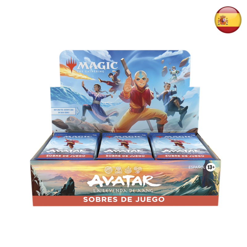 [PREPEDIDO] Avatar: la leyenda de Aang - Caja de sobres de juego (Español)