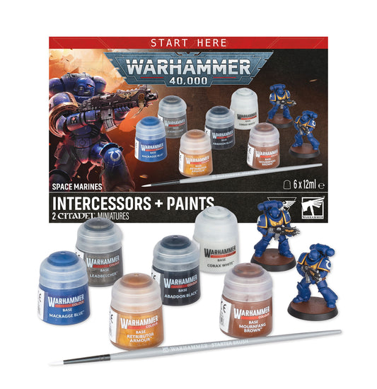 [PREPEDIDO] Warhammer 40,000: Set de Marines Espaciales+Pinturas