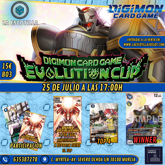 [EVENTO] Digimon - Evolution Cup - 25 de Julio de 2026 a las 17:00H
