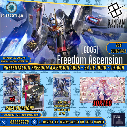 [EVENTO] Gundam - Presentación Freedom Ascension GD05 - 24 de Julio a las 17:00 H