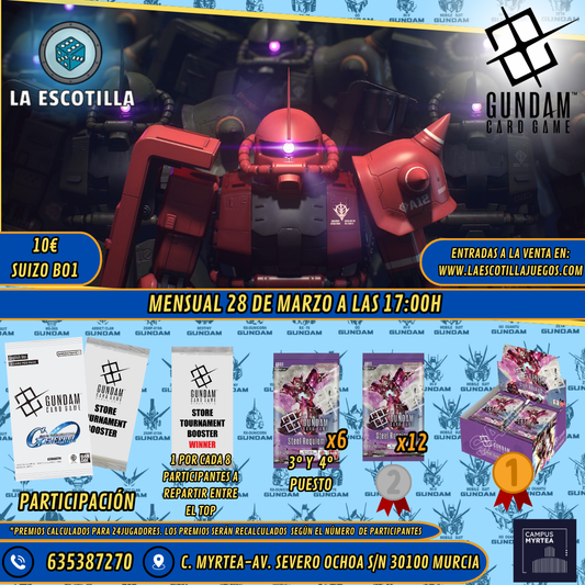 [EVENTO] Gundam - Mensual 28 de Marzo a las 17:00h