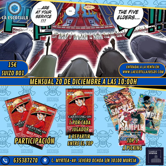 [EVENTO] One Piece - Mensual - 20 de Diciembre a las 10:00H
