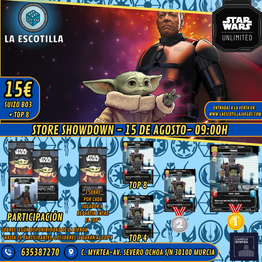 [EVENTO] Star Wars Unlimited - Store Showdown - Cenizas del Imperio - 15/08/2026 - 09:00h
