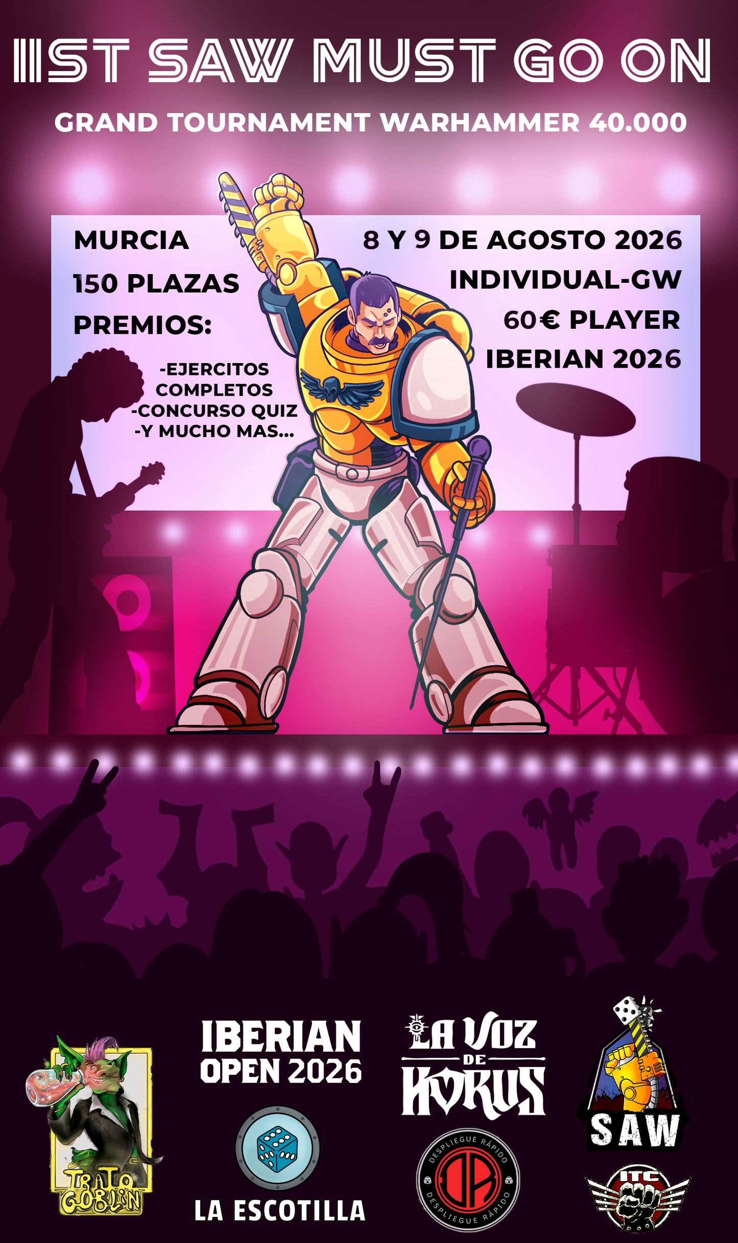 [EVENTO] 2nd SAW GT Warhammer 40000 - 8-9 Agosto 2026