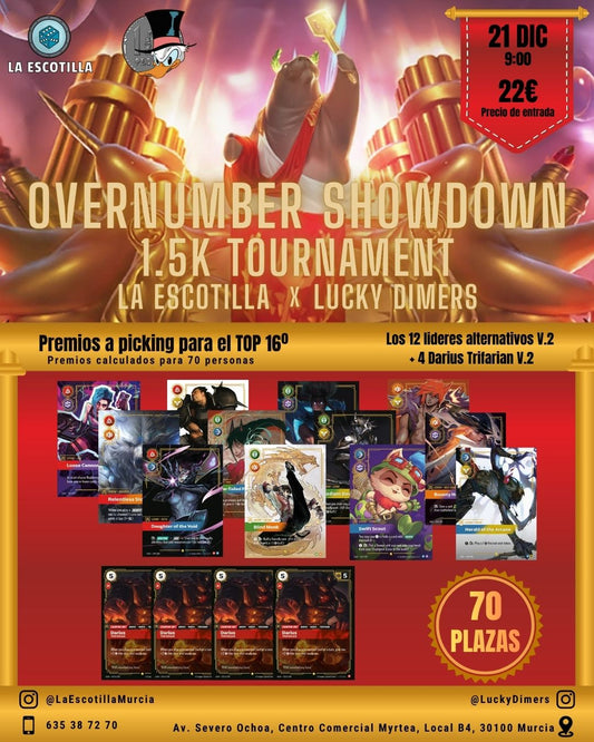 [EVENTO] Overnumber Showdown 1.5K Tournament (Riftbound) 21/12/2025