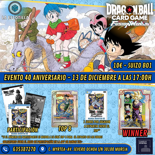 [EVENTO] Evento 40 aniversario - 13 de Diciembre las 17:00H