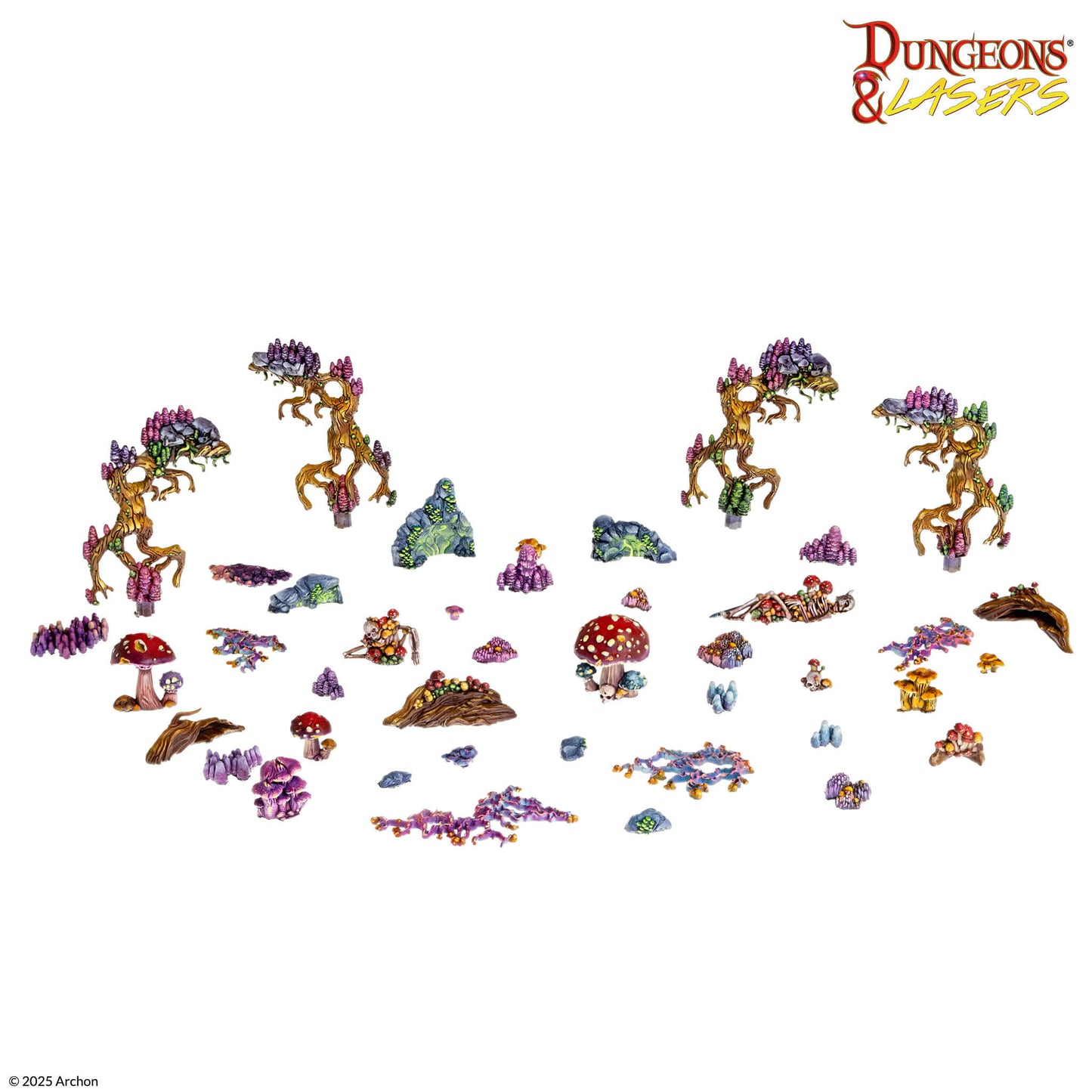 [PREPEDIDO] Dungeons & Lasers: Cave Fungi: Scatter Terrain