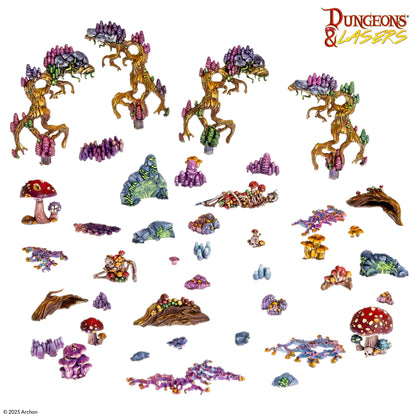 [PREPEDIDO] Dungeons & Lasers: Cave Fungi: Scatter Terrain