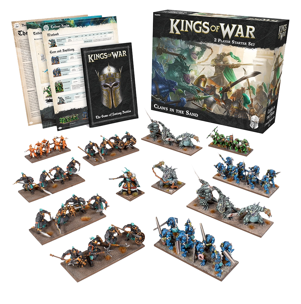 [PREPEDIDO] Kings Of War: Claws In The Sand 2 Players Starter Set