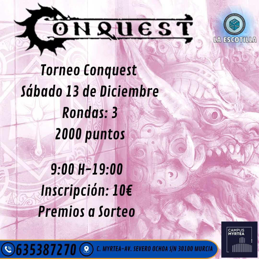 [EVENTO] Torneo Conquest 13 Diciembre 2025