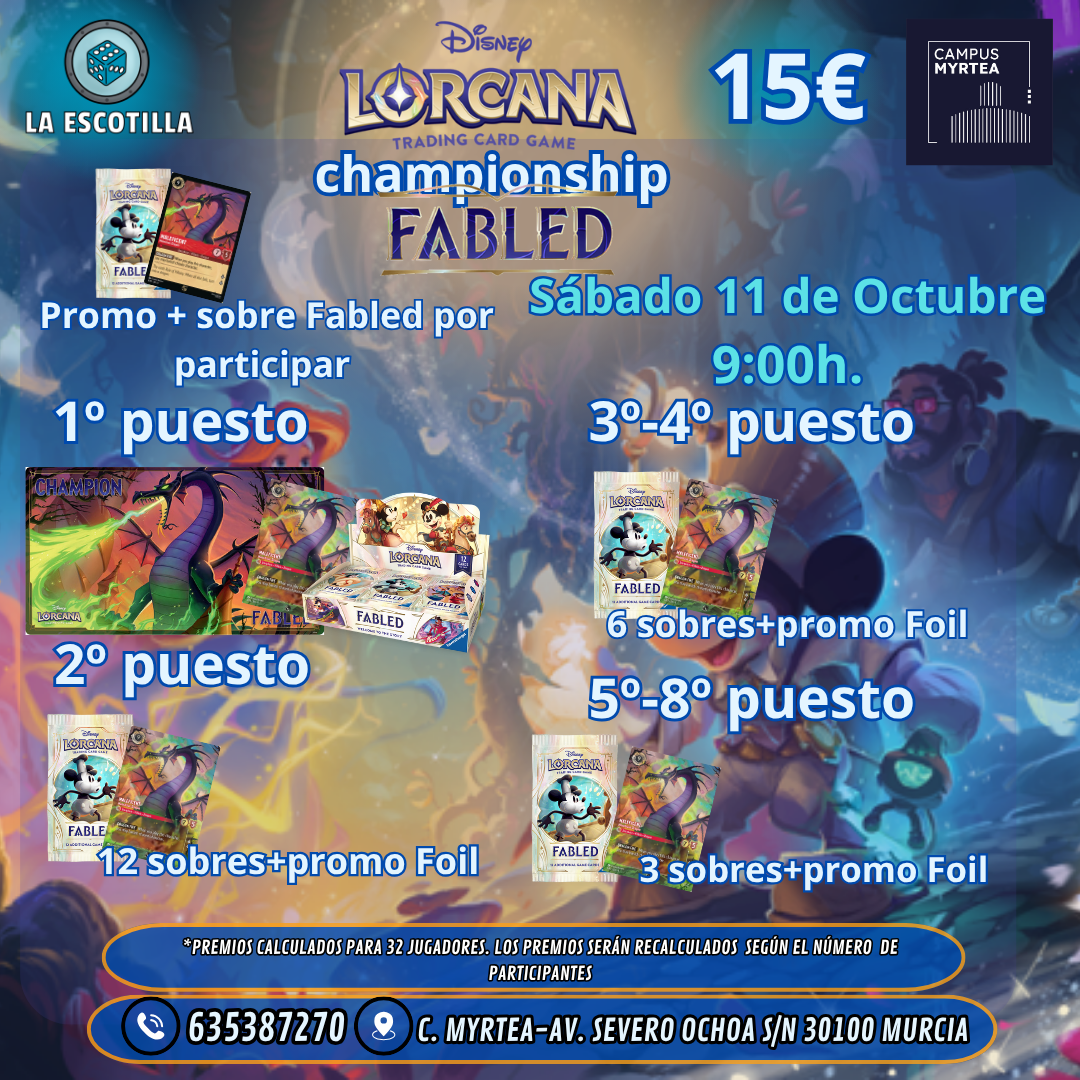 [EVENTO] Championship Fabled Lorcana