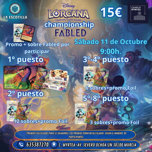 [EVENTO] Championship Fabled Lorcana