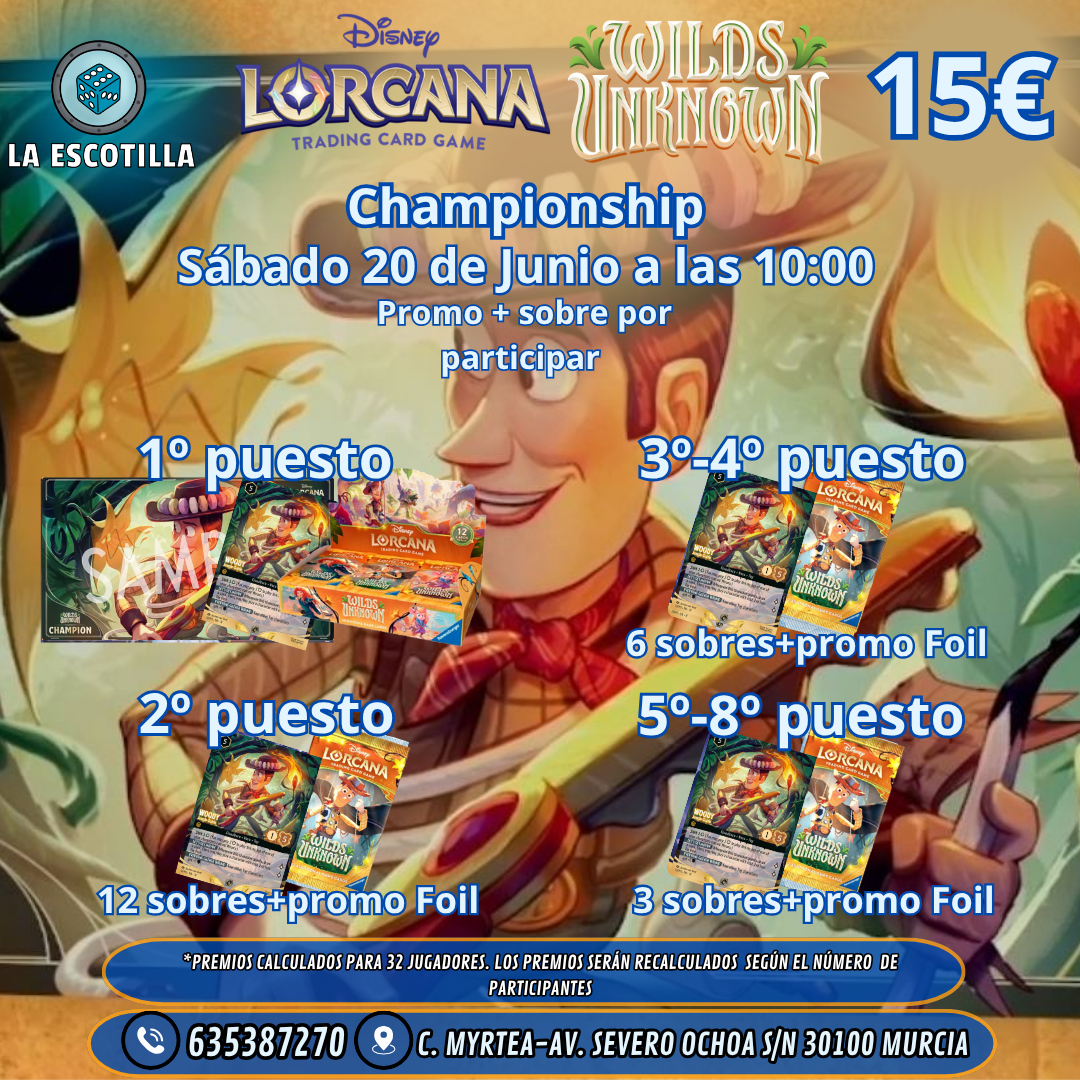 [EVENTO] Disney Lorcana: Wilds Unknown Championship