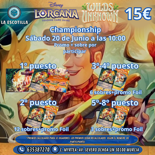 [EVENTO] Disney Lorcana: Wilds Unknown Championship