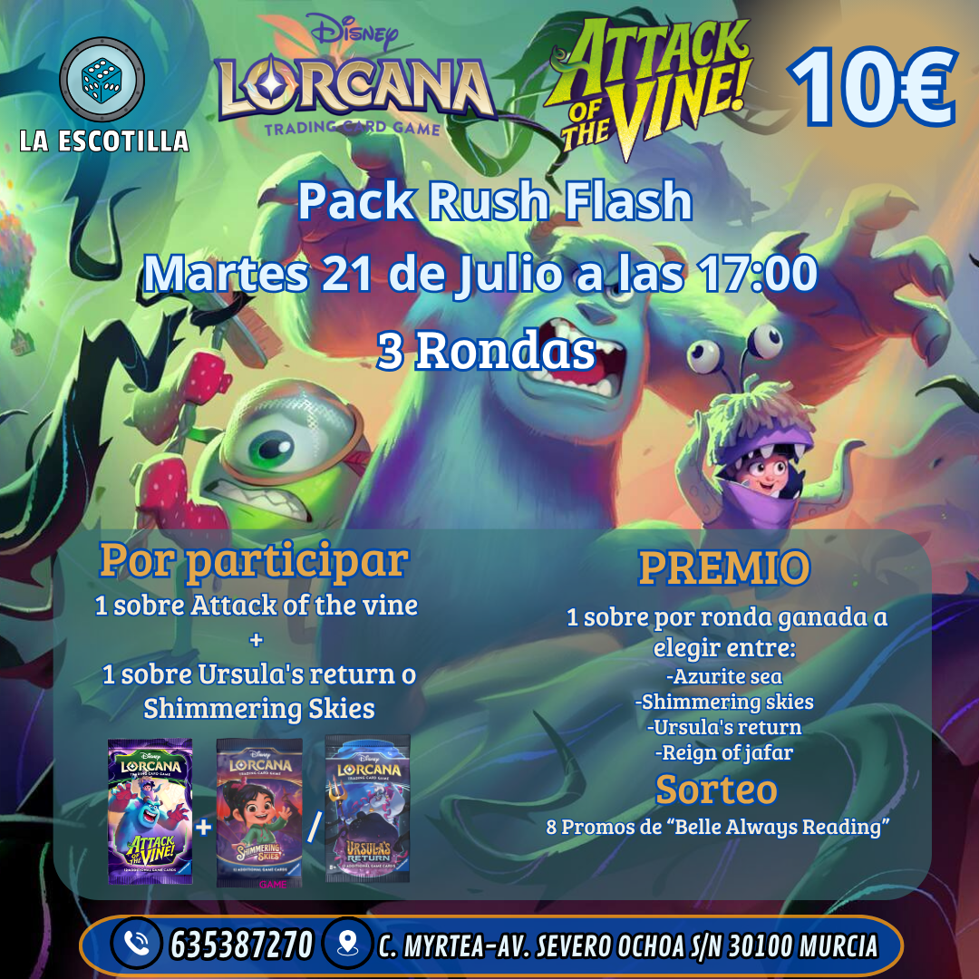 [EVENTO] Pack Rush Attack of the Vine