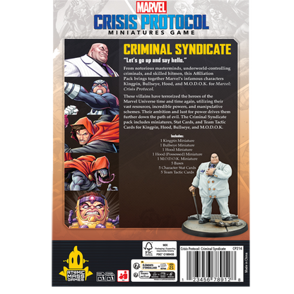 Crisis Protocol - Criminal Syndicate Affiliation Pack