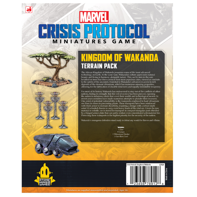 Crisis Protocol - Kingdom of Wakanda Terrain Pack