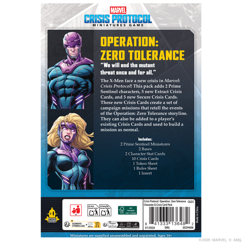[PREPEDIDO] Crisis Protocol - Operation: Zero Tolerance Card Pack