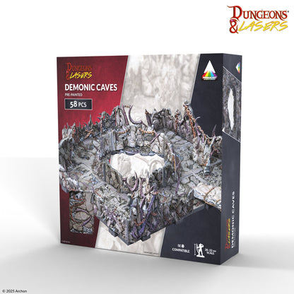 Dungeons & Lasers: Demonic Caves Pre-Painted