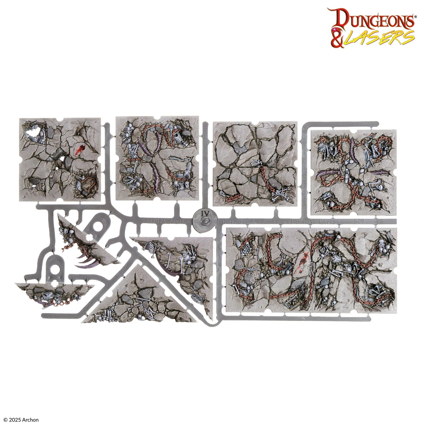 Dungeons & Lasers: Demonic Caves Pre-Painted
