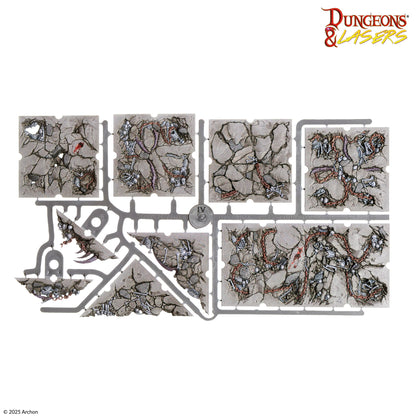 Dungeons & Lasers: Demonic Caves Pre-Painted