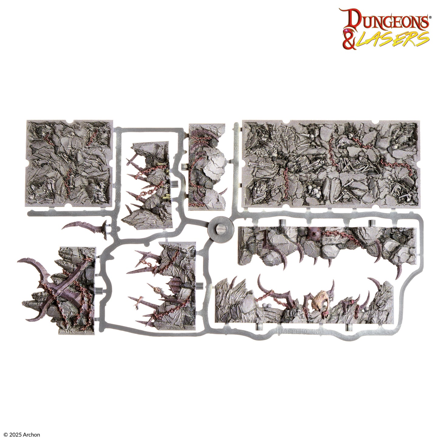 Dungeons & Lasers: Demonic Caves Pre-Painted