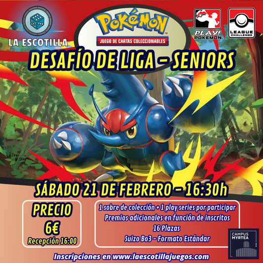 [EVENTO] Pokémon TCG - SENIORS: Desafío de Liga  21 de Febrero